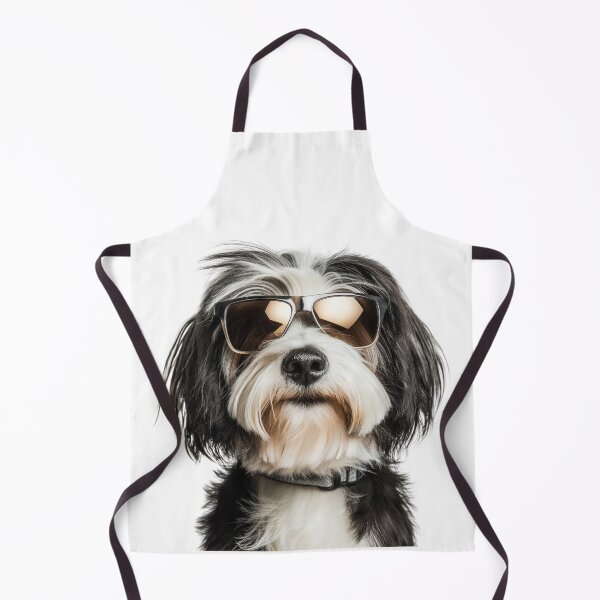 Item preview, Funny cool Polish Lowland Sheepdog Dog wearing sunglasses designed and sold by LazyOwlStore.