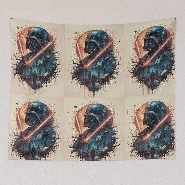 Item preview, 3  Star Wars Darth Vader Sith Lords Lightsaber Art designed and sold by ART ATTACK ZONE.