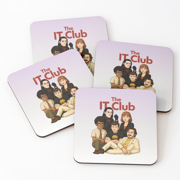 Item preview, The IT Club – IT Crowd x Breakfast Club 80s Movie Crossover designed and sold by PricklyBearArt.