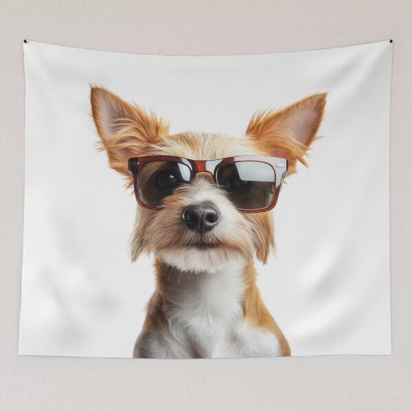 Item preview, Funny cool Portuguese Podengo Dog wearing sunglasses designed and sold by LazyOwlStore.