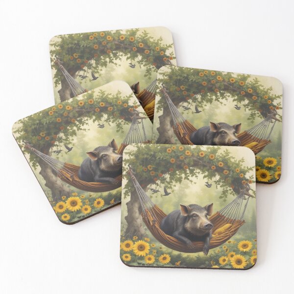 Item preview, Boar in hammock designed and sold by GasconyPassion.