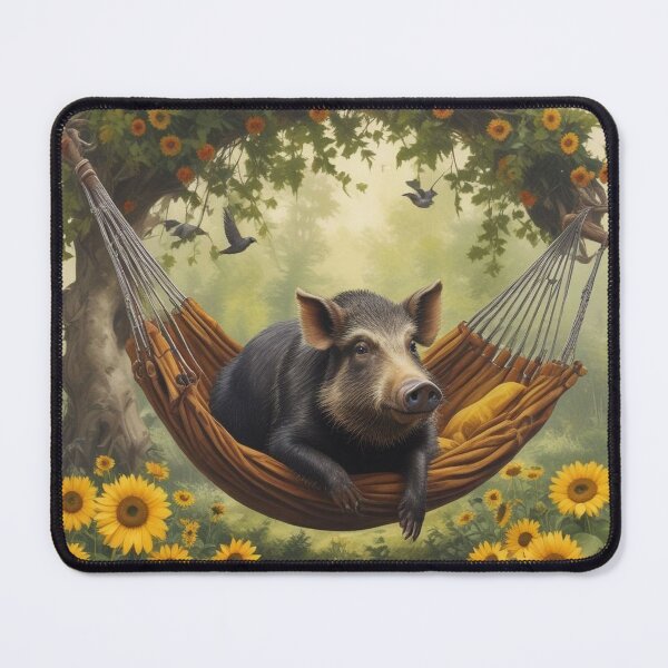 Item preview, Boar in hammock designed and sold by GasconyPassion.