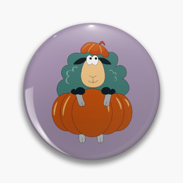 Item preview, Sheep in a Pumpkin costume at Party designed and sold by AlginaPugachova.