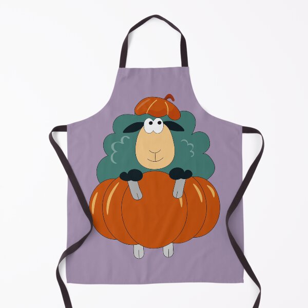 Item preview, Sheep in a Pumpkin costume at Party designed and sold by AlginaPugachova.