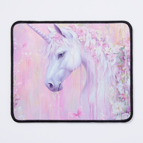 Item preview, Unicorn Pink Pastel Art Print Fairytale Tapestry Phone Case Crystal Utopia Abstract Crystal Lover designed and sold by PrincessArtwork.