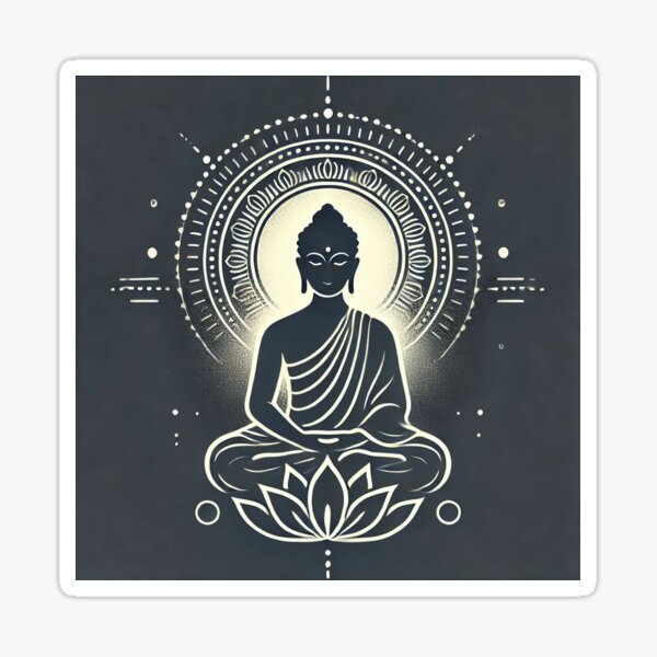 Item preview, Buddha in a meditative pose 2 designed and sold by Inner Glow.