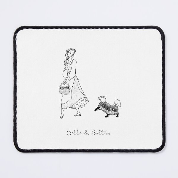 Item preview, The Beauty and Her Bewitched Dog - Calligraphy designed and sold by Atropa Parcae.