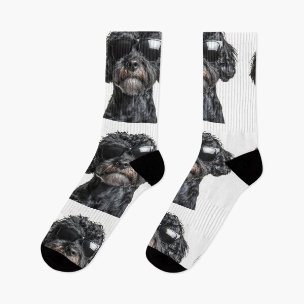 Item preview, Funny cool Portuguese Water Dog wearing sunglasses designed and sold by LazyOwlStore.