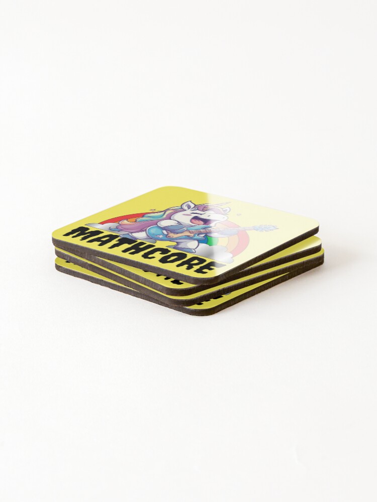 Thumbnail 4 of 5, Coasters (Set of 4), Mathcore Music designed and sold by RockFireMerch.