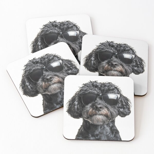 Item preview, Funny cool Portuguese Water Dog wearing sunglasses designed and sold by LazyOwlStore.