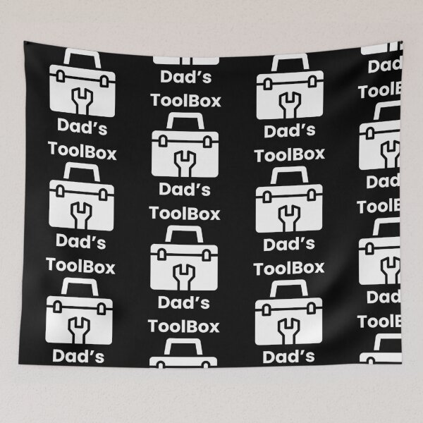 Item preview, Dad's ToolBox - white designed and sold by VasInd.