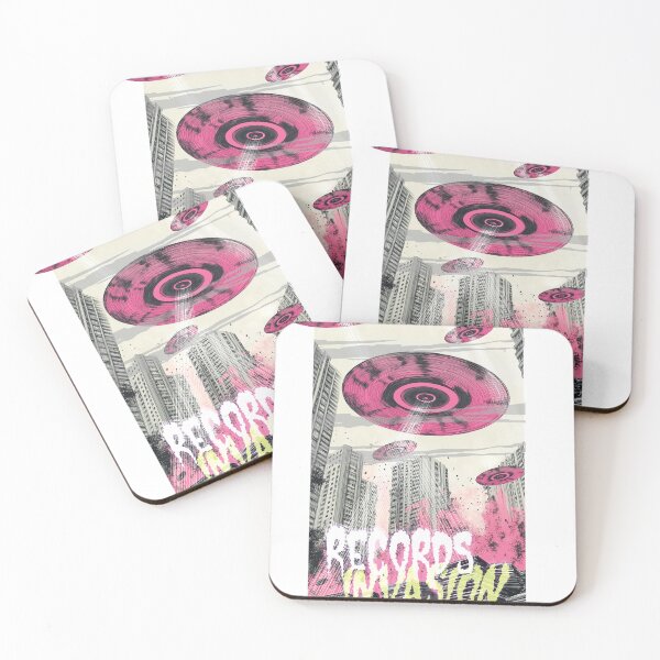 Aperçu de l'œuvre RECORDS INVASION VOL II - Illustration créée et vendue par Printyourspirit.