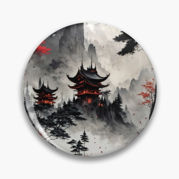 Item preview, Red Japanese Temple designed and sold by Neo-Studio.