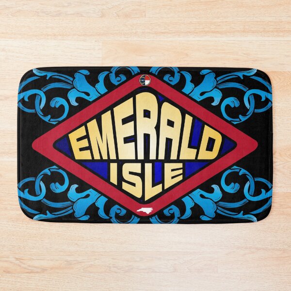 Item preview, Emerald Isle North Carolina emblem retro sign designed and sold by studioss76.