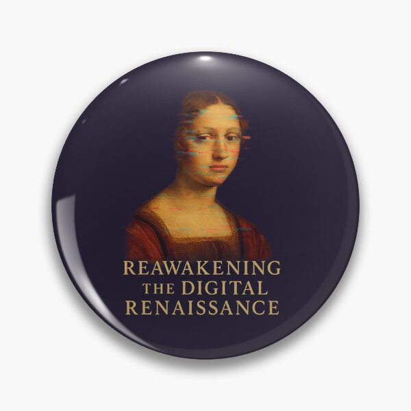 Item preview, Reawakening the Digital Renaissance – Glitched Portrait Art designed and sold by Bratak.