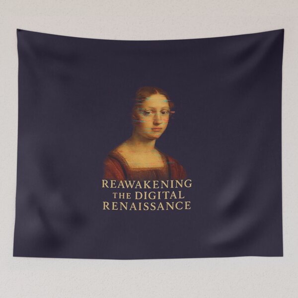Item preview, Reawakening the Digital Renaissance – Glitched Portrait Art designed and sold by Bratak.
