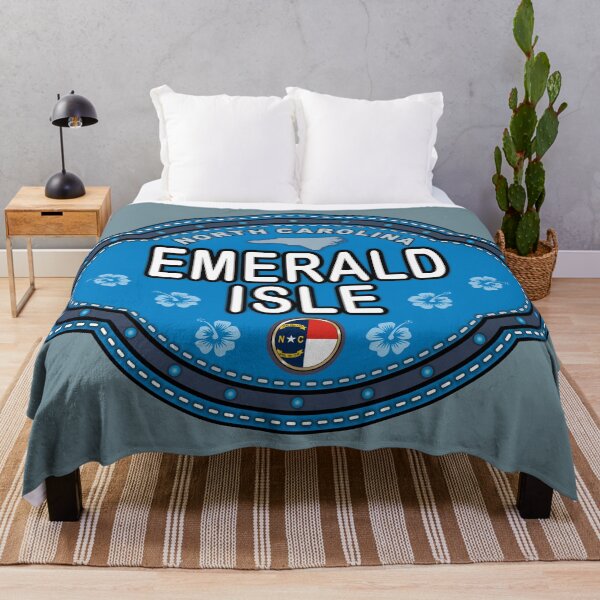 Item preview, Emerald Isle North Carolina stitching effect emblem designed and sold by studioss76.