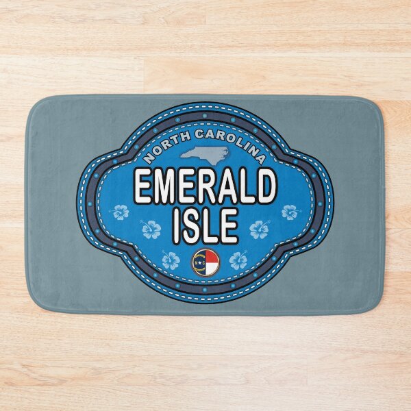 Item preview, Emerald Isle North Carolina stitching effect emblem designed and sold by studioss76.