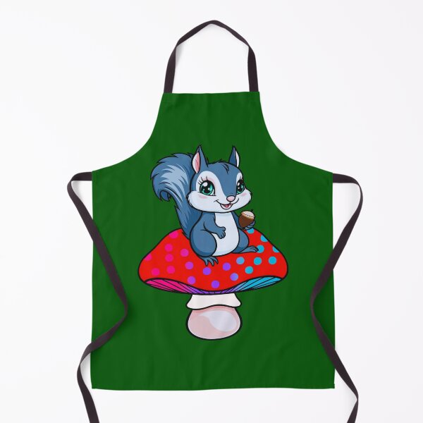 Item preview, Cute Squirrel on Androgynous Mushroom – Androgynous Pride Whimsical Art designed and sold by Travelslightly.