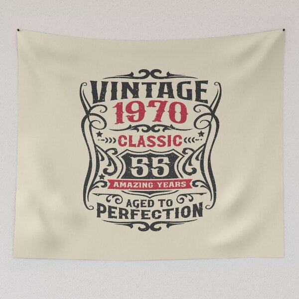 Item preview, 55th Birthday Vintage 1970 Classic 55 Amazing Years designed and sold by eclecTEEq.