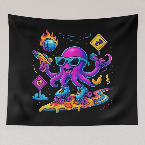 Item preview, Roller Disco Octopus designed and sold by M-ormin.