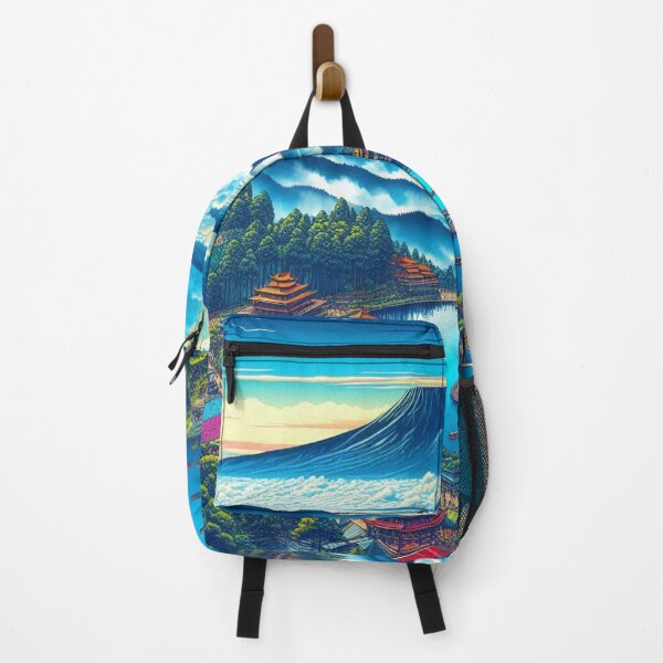 Item preview, AI-Designed Bandung, Indonesia – Serene Lake & Tropical Vibes Artwork for Clothing, Accessories & Home Decor designed and sold by knalpot-design.