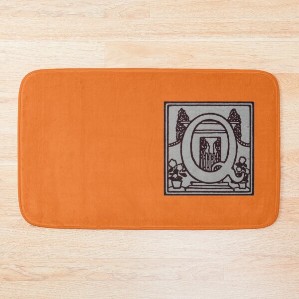 Item preview, Art by Mike Linocut and digitally edited, Alphabet Letter Q, combinable designed and sold by allartbymike.