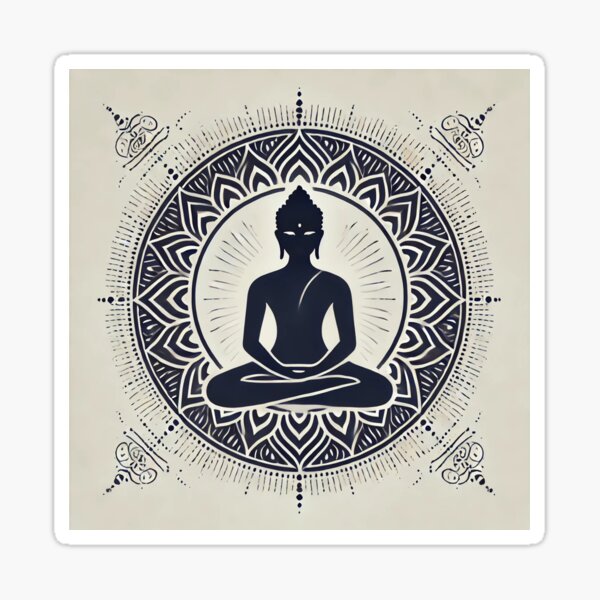 Item preview, Buddha meditating in the lotus position designed and sold by Inner Glow.