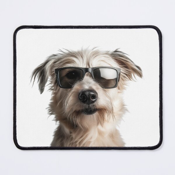 Item preview, Funny cool Pyrenean Shepherd Dog wearing sunglasses designed and sold by LazyOwlStore.