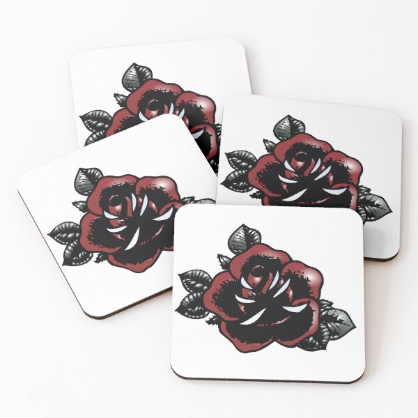 Item preview, rose flower leaf tattoo designed and sold by Achille3777.