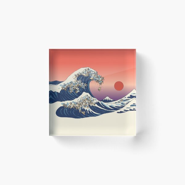 Item preview, The Great Wave of Pug designed and sold by Huebucket.