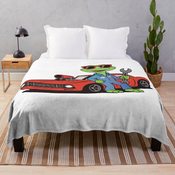 Item preview, Grease & Geckos Garage – Funny Mechanic Gecko designed and sold by Nouveaupattern.