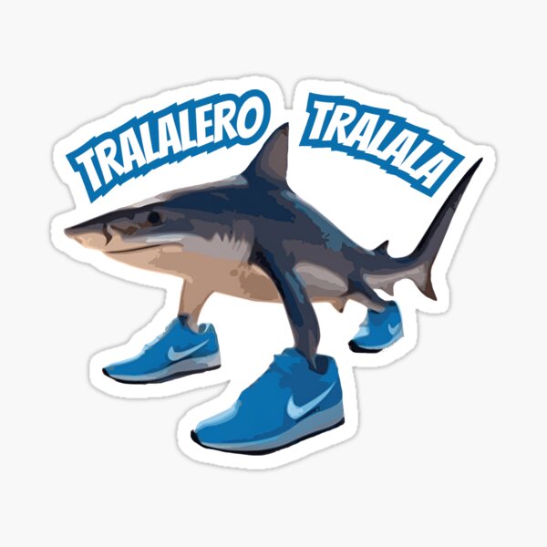 Item preview, Tralalero Tralala Viral Brainrot Shark  designed and sold by -Candy-Shop-.