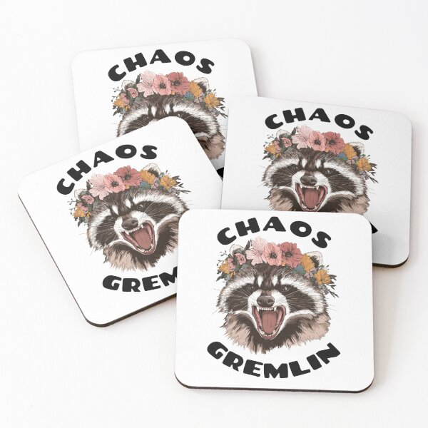 Item preview, Chaos Gremlin Raccoon designed and sold by mirror circus.