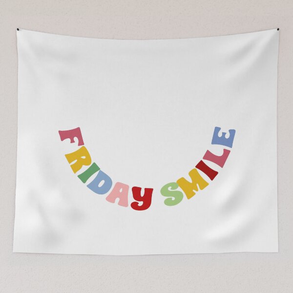 Item preview, Friday Smile: Groovy Weekend Vibes, Unique designed and sold by villacreativa.