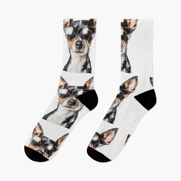 Item preview, Funny cool Rat Terrier Dog wearing sunglasses designed and sold by LazyOwlStore.