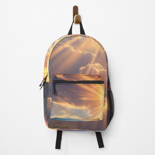 Item preview, Dramatic Sun Rays Print Atmospheric Cloudscape Poster, T-Shirt, Blanket & Wall Art designed and sold by naivnoia.