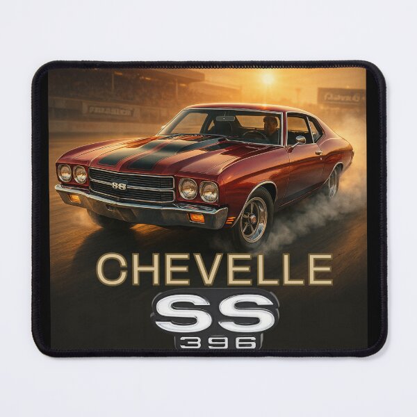 Item preview, Chevelle SS 396 Retro Muscle Car Art - Vintage Automotive Design designed and sold by Shabby Script Archive | Digital Designer .