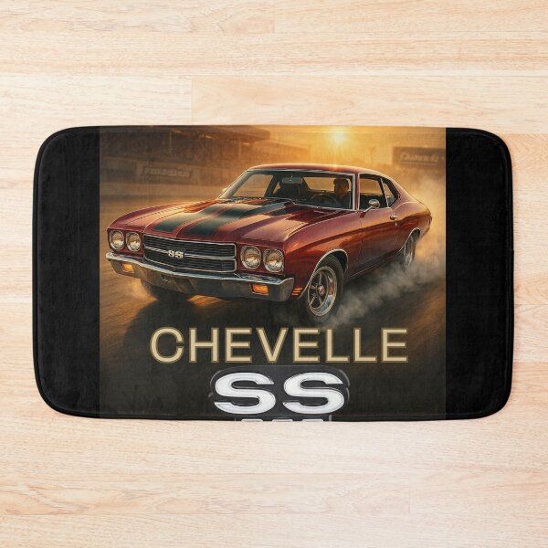 Item preview, Chevelle SS 396 Retro Muscle Car Art - Vintage Automotive Design designed and sold by Shabby Script Archive | Digital Designer .