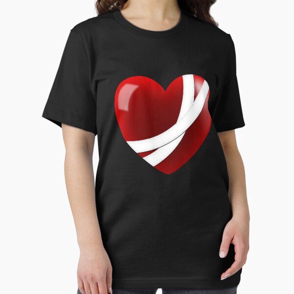 Item preview, wounded heart designed and sold by FreakOutShirts.