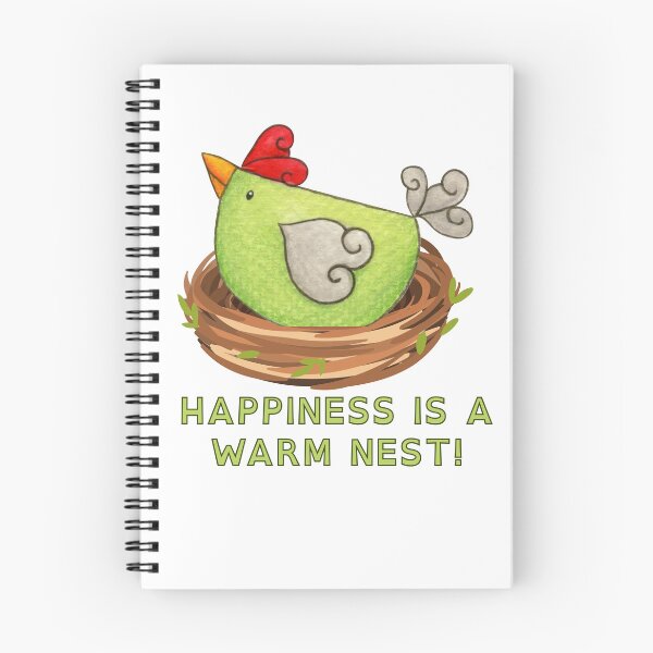 Item preview, Happiness is a warm nest! designed and sold by DanaTees.