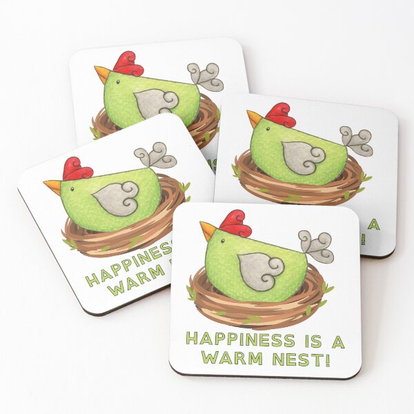 Item preview, Happiness is a warm nest! designed and sold by DanaTees.
