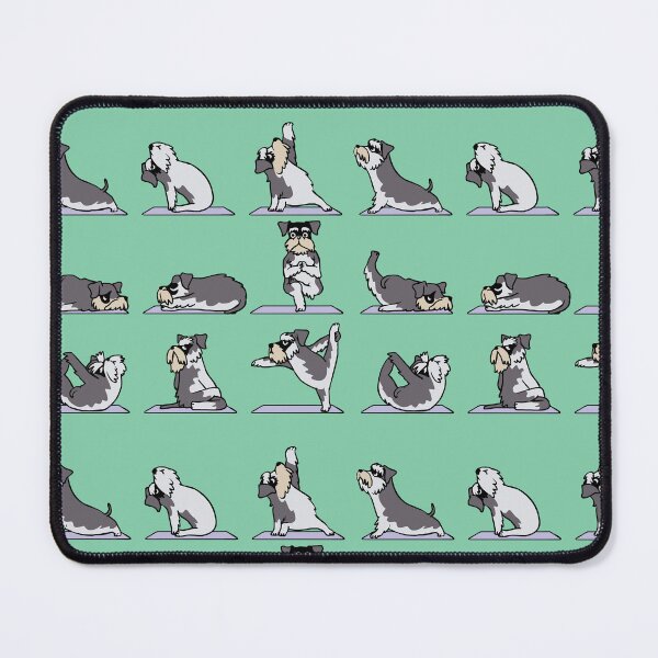 Item preview, Miniature Schnauzer Yoga designed and sold by Huebucket.
