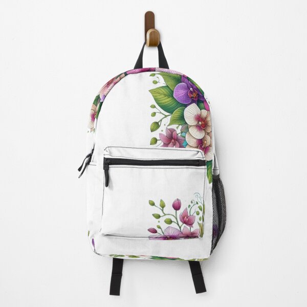 Item preview, AI-Designed Orchid Flower Motif – Unique Comic & Mandala Style Artwork for Clothing, Accessories & Decor designed and sold by knalpot-design.