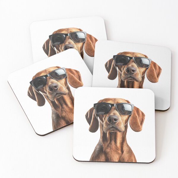 Item preview, Funny cool Redbone Coonhound Dog wearing sunglasses designed and sold by LazyOwlStore.