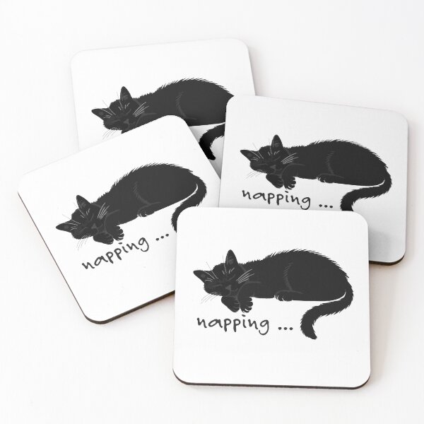 Item preview, Cute Cat Nap designed and sold by Nouveaupattern.