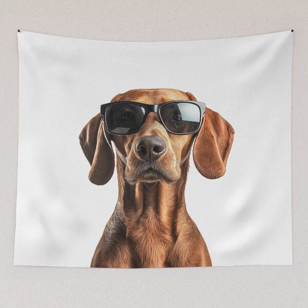 Item preview, Funny cool Redbone Coonhound Dog wearing sunglasses designed and sold by LazyOwlStore.