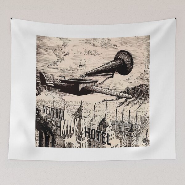 Aperçu de l'œuvre neutral milk hotel vintage créée et vendue par dirgay000.