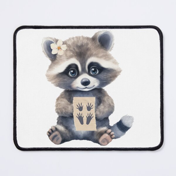 Item preview, RACCOON WITH ARTWORK designed and sold by DanaTees.