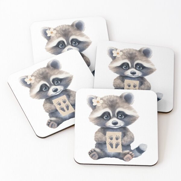Item preview, RACCOON WITH ARTWORK designed and sold by DanaTees.